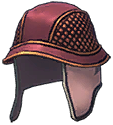 Worn Helmet