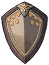 Gold-Patterned Shield